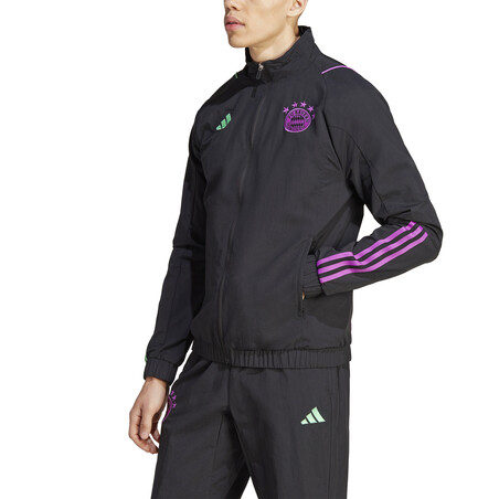 Veste survêtement Bayern Munich woven noir violet 2023/24