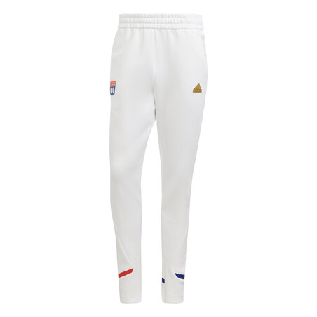 Pantalon survêtement OL Lifestyle blanc 2023/24