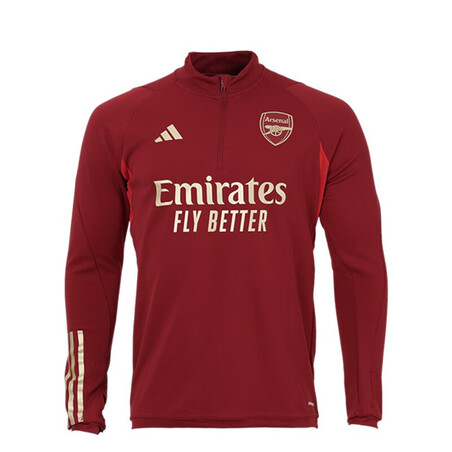 Sweat zippé Arsenal rouge or 2023/24