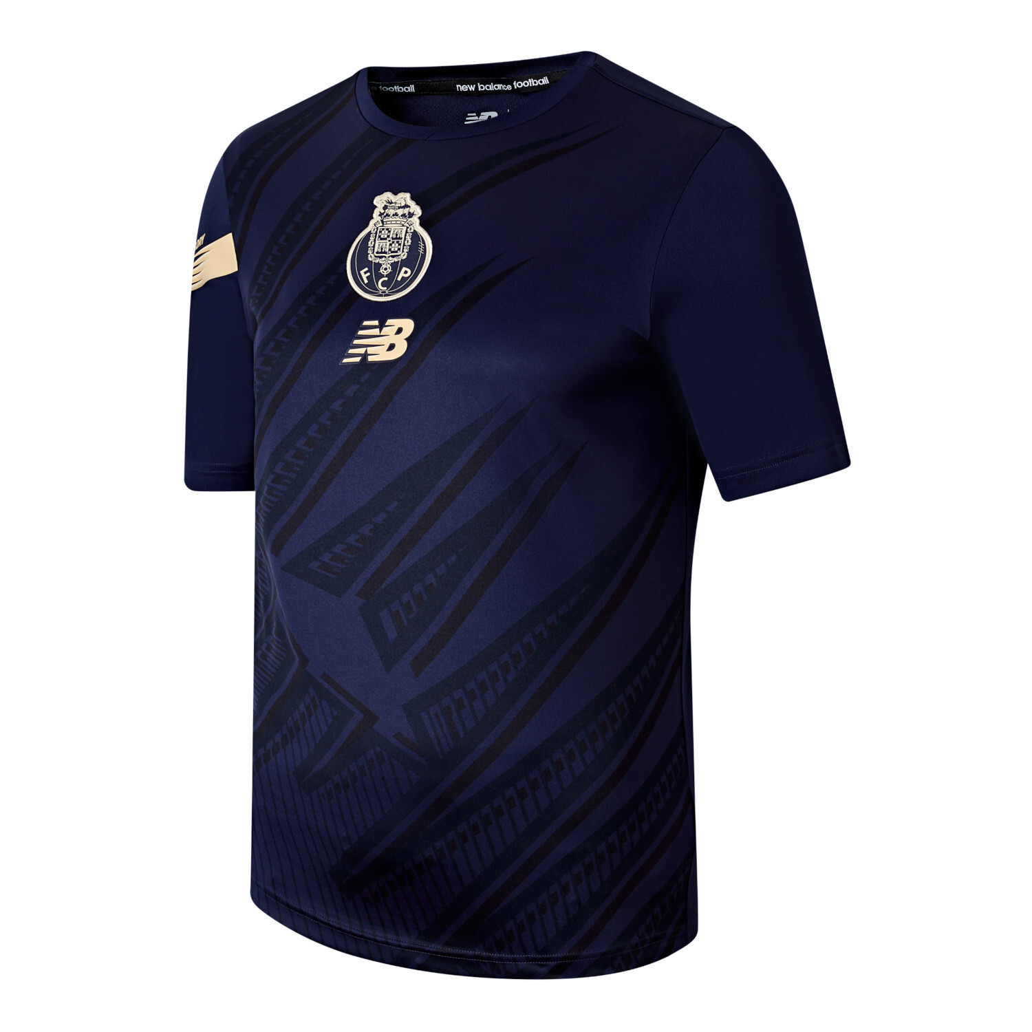 Maillot avant match FC Porto bleu or 2023/24 sur Foot.fr Maillot avant match FC Porto bleu or 2023/24 sur Foot.fr