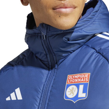 adidas Veste Parka OL Olympique Lyon Homme Noir