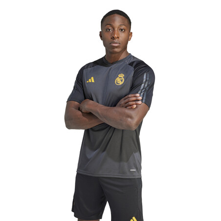 Maillot entraînement Real Madrid gris jaune 2023/24