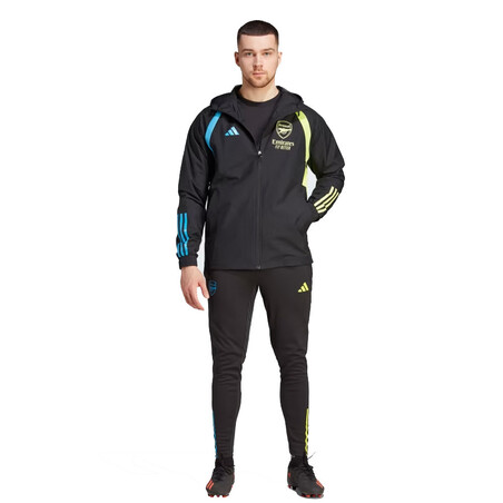 Veste imperméable Arsenal noir bleu 2023/24