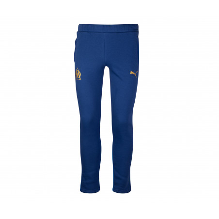 Pantalon survêtement junior OM Casual bleu or 2023/24