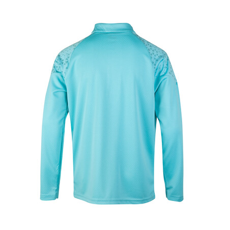 Sweat zippé junior OM bleu ciel 2023/24
