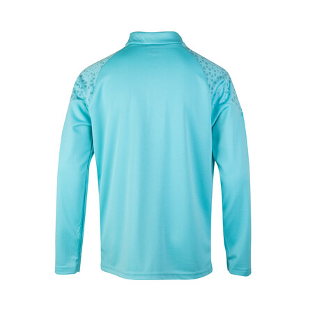 Sweat zippé junior OM bleu ciel 2023/24