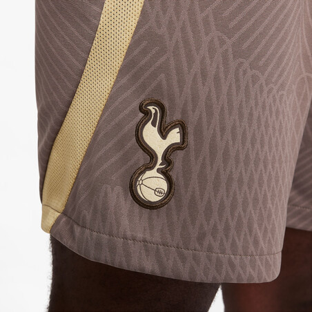 Short entraînement Tottenham Strike marron beige 2023/24