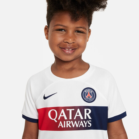 Tenue enfant PSG extérieur 2023/24 sur