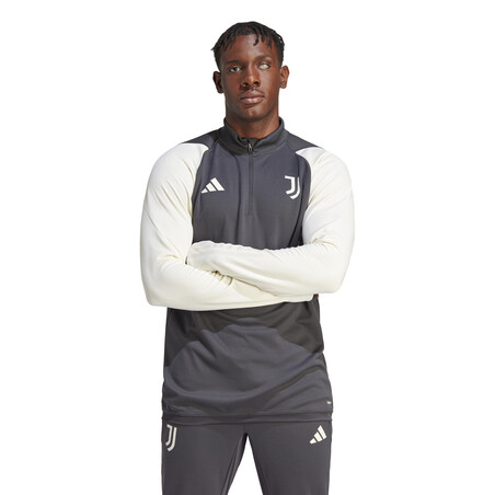 Sweat zippé Juventus gris blanc 2023/24