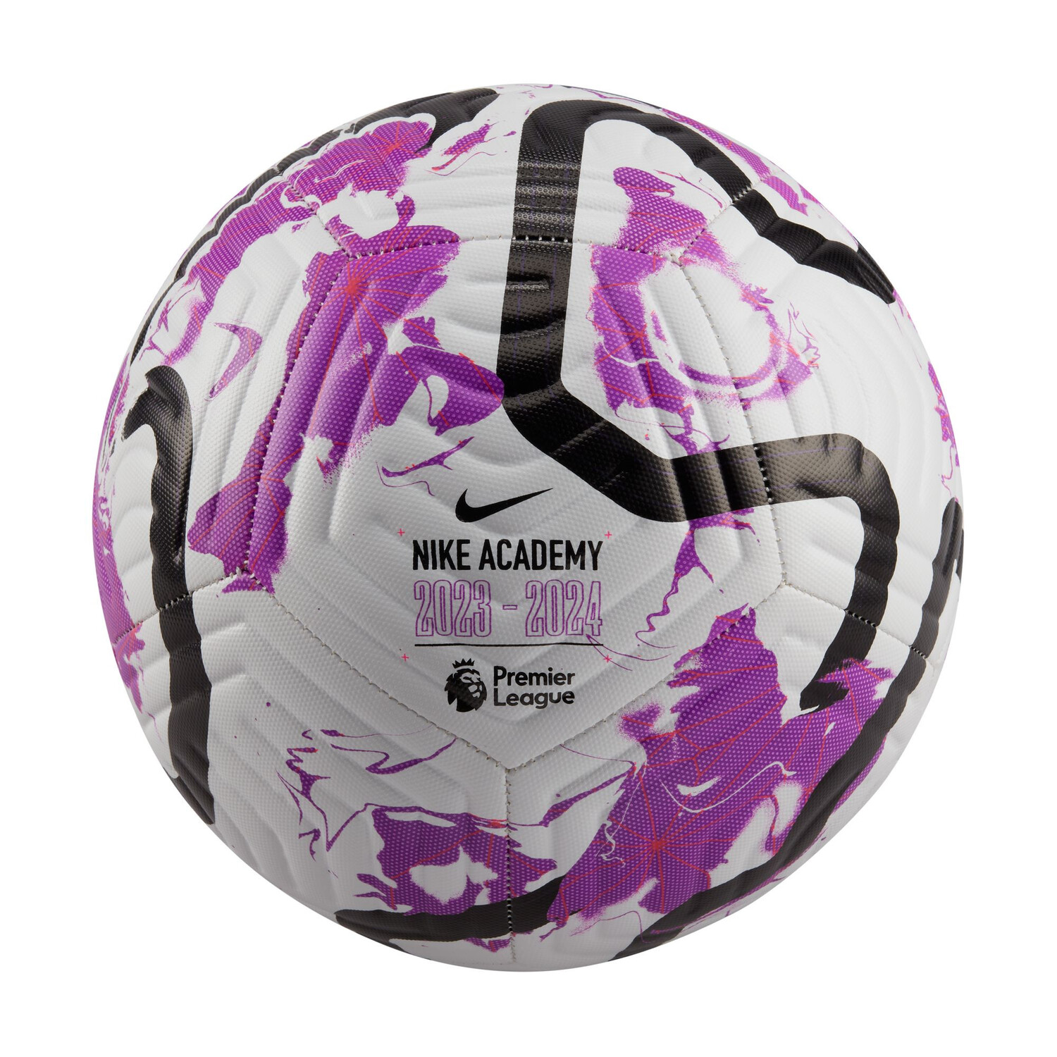 Ballon Nike Premier League Academy violet blanc 2023/24 sur
