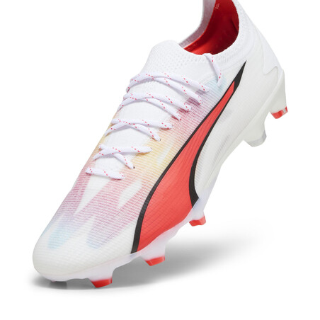 Puma Ultra Ultimate FG/AG blanc rose