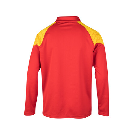 Sweat zippé junior RC Lens rouge jaune 2023/24