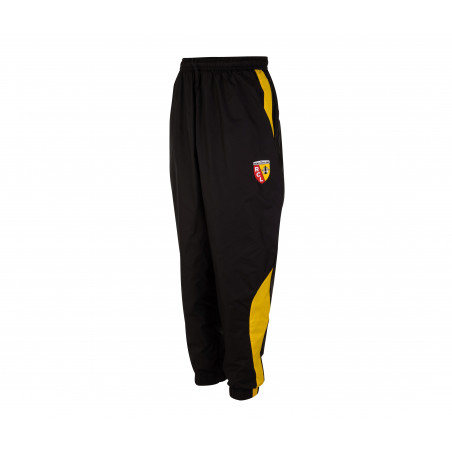 Pantalon survêtement RC Lens woven noir jaune 2023/24
