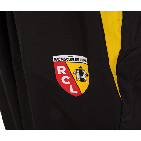 Pantalon survêtement RC Lens woven noir jaune 2023/24