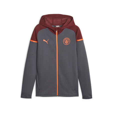 Veste survêtement Manchester City Casual gris orange 2023/24