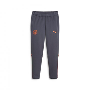 Pantalon survêtement Manchester City Casual gris orange 2023/24