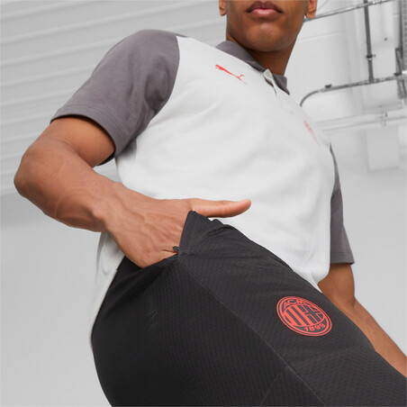 Pantalon survêtement Milan AC noir rouge 2023/24