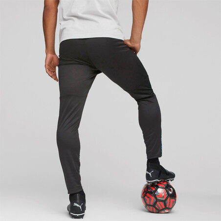 Pantalon survêtement Milan AC noir rouge 2023/24