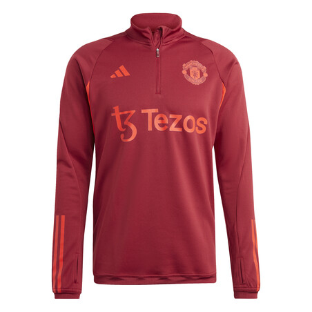 Sweat zippé Manchester United rouge 2023/24