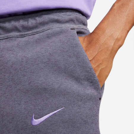 Pantalon survêtement Liverpool TechFleece gris violet 2023/24