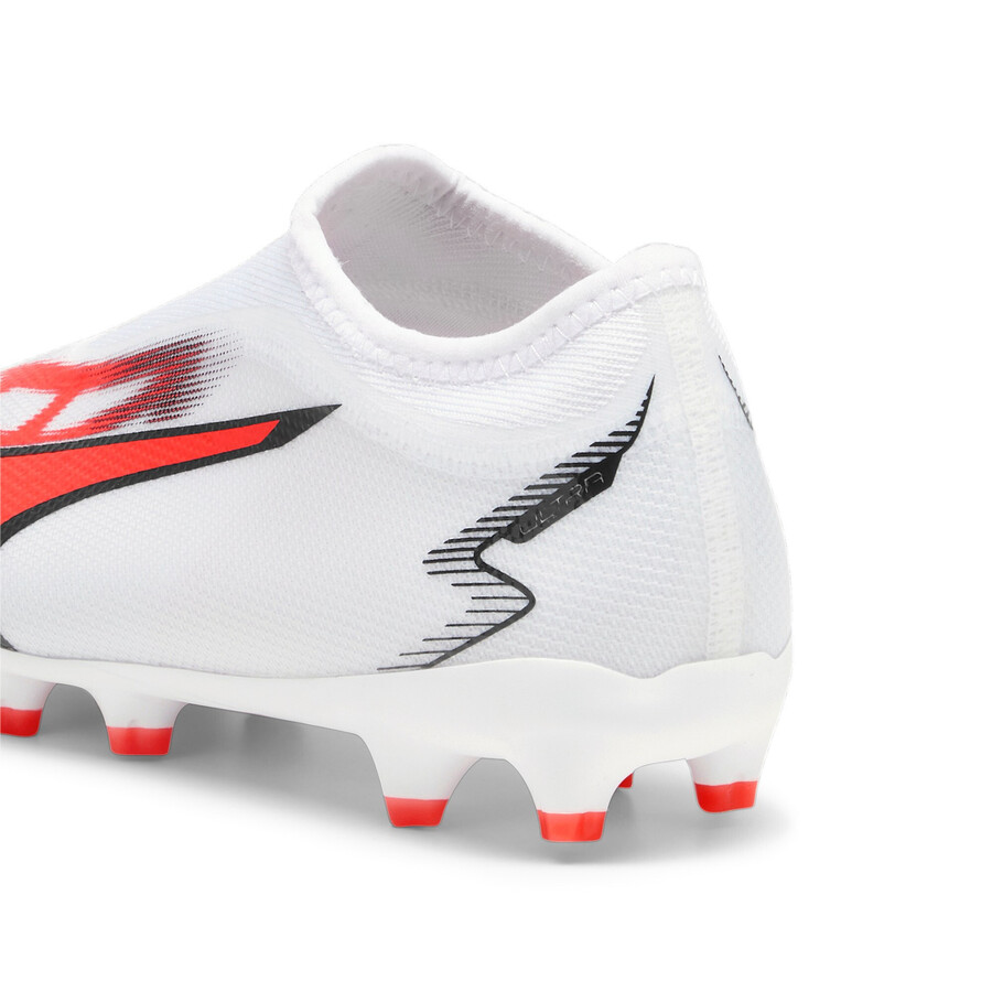 Puma Ultra Match junior LaceLess FG/AG blanc rose