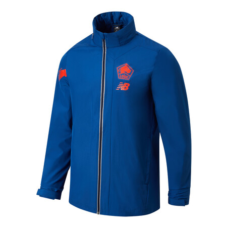 Veste imperméable LOSC bleu rouge 2023/24