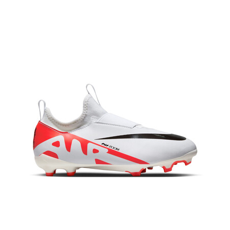 Nike Air Zoom junior Mercurial Vapor 15 Academy FG/MG blanc rouge