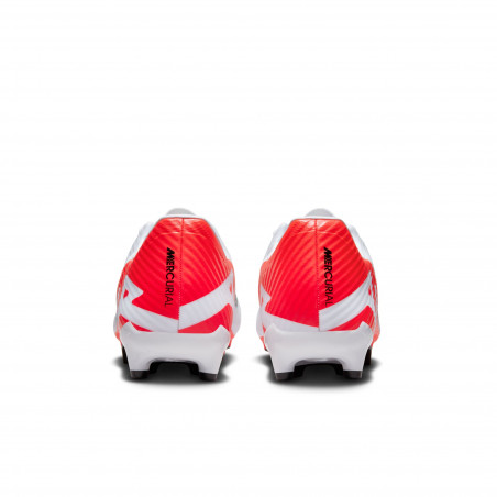 Nike Air Zoom Mercurial Vapor 15 Academy FG/MG blanc rouge