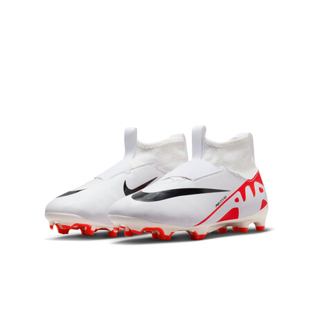 Nike Air Zoom junior Mercurial Superfly 9 Academy FG/MG blanc rouge