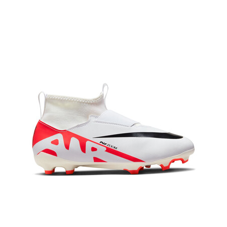 Nike Air Zoom junior Mercurial Superfly 9 Academy FG/MG blanc rouge