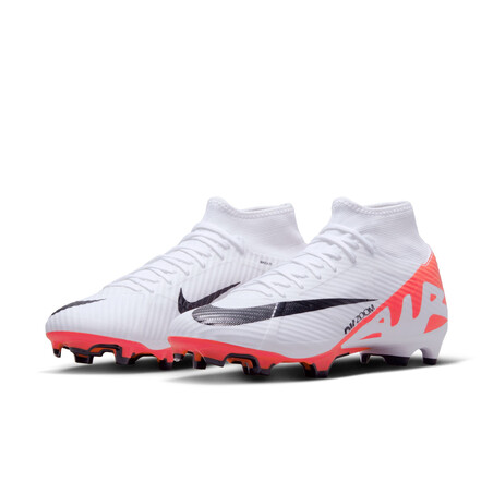 Nike Air Zoom Mercurial Superfly 9 Academy FG/MG blanc rouge