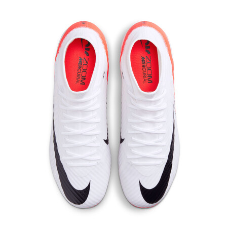 Nike Air Zoom Mercurial Superfly 9 Academy FG/MG blanc rouge