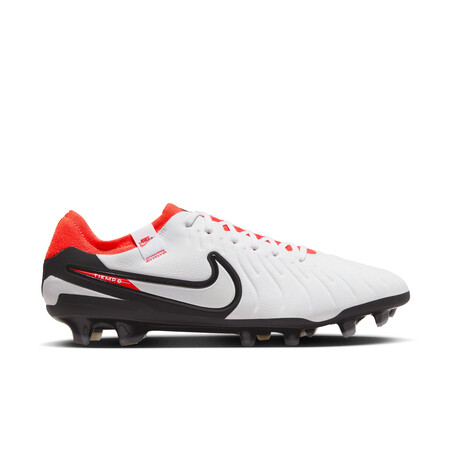 Nike Tiempo 10 Pro FG blanc rouge