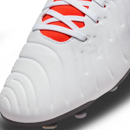 Nike Tiempo 10 Pro FG blanc rouge