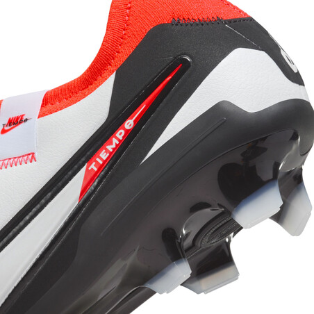 Nike Tiempo 10 Pro FG blanc rouge