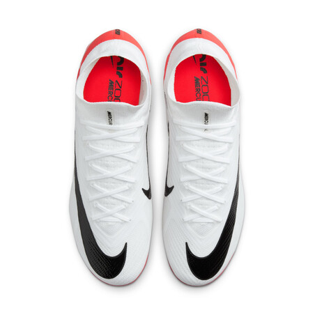 Nike Air Zoom Mercurial Superfly 9 Elite FG blanc rouge