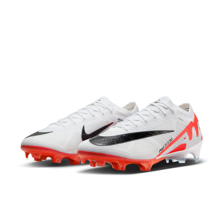 Nike Air Zoom Mercurial Vapor 15 Elite FG blanc rouge
