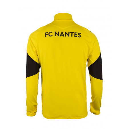Sweat zippé FC Nantes jaune noir 2023/24