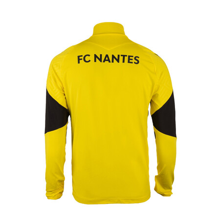 Sweat zippé FC Nantes jaune noir 2023/24