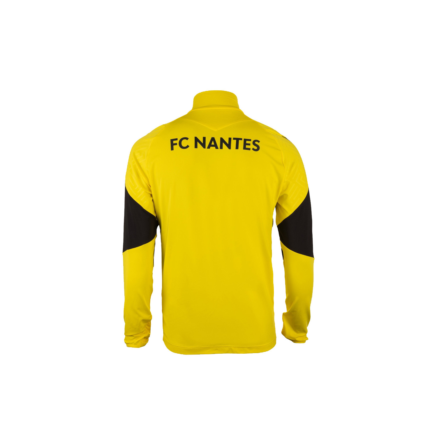 Sweat zippé FC Nantes jaune noir 2023/24 sur