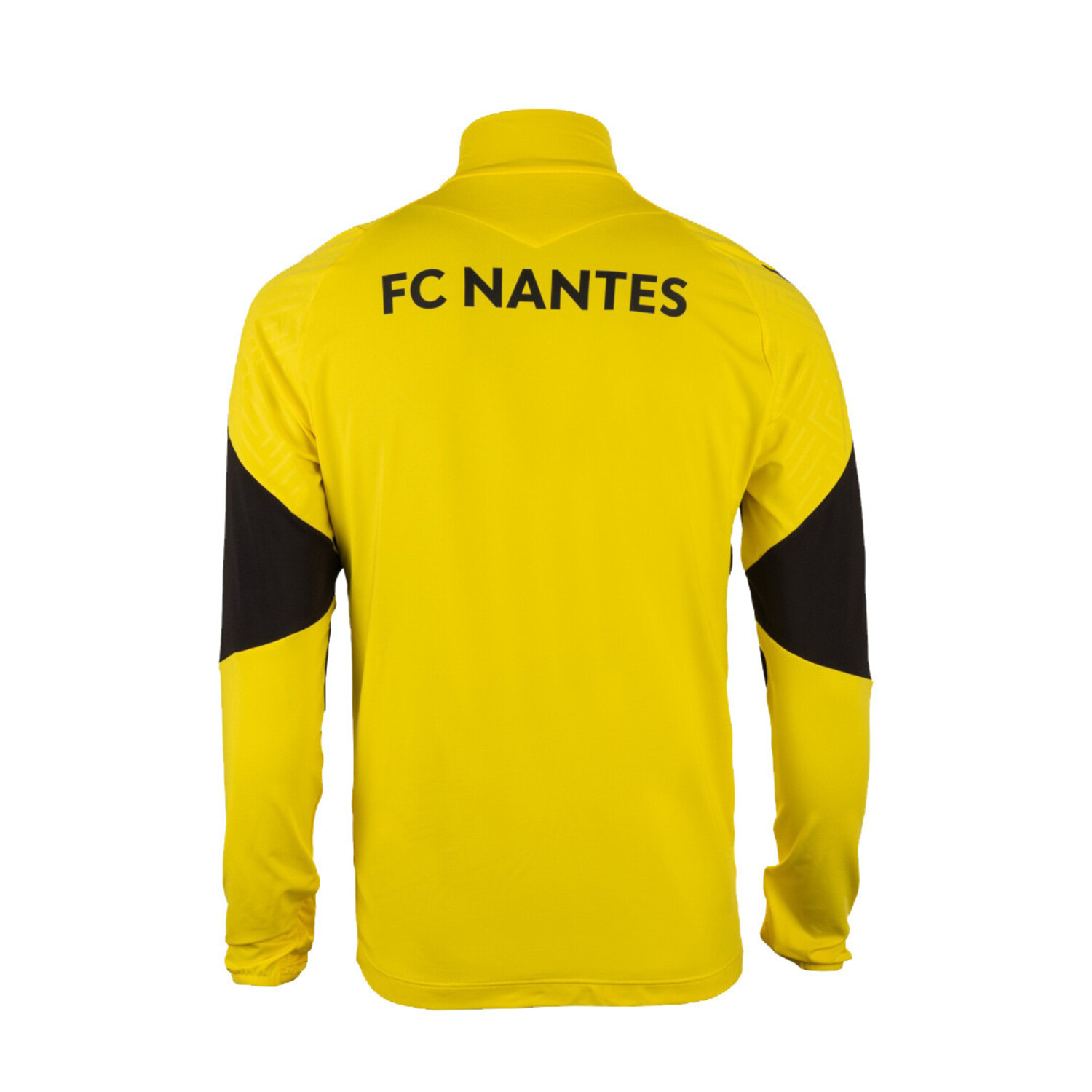 Sweat zippé FC Nantes jaune noir 2023/24 sur