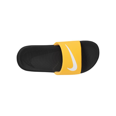 Sandales Nike Kawa Slide jaune noir