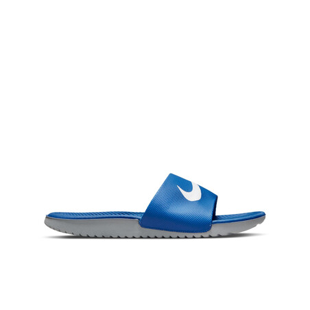 Sandales Nike Kawa Slide bleu blanc
