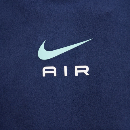 Sweat à capuche Nike Air Polar Fleece bleu