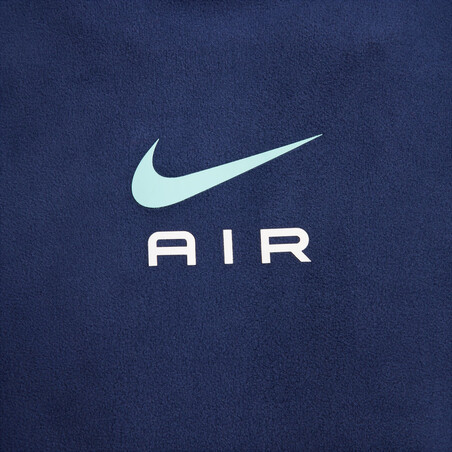 Sweat à capuche Nike Air Polar Fleece bleu