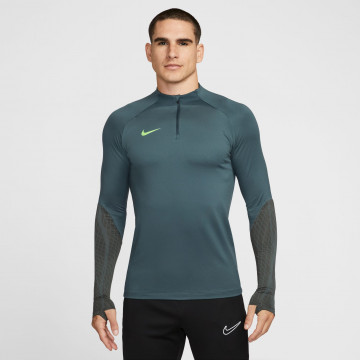 Sweat zippé Nike Strike vert jaune