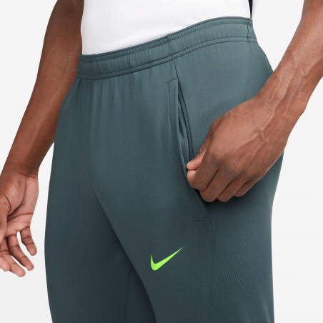 Pantalon survêtement Nike Strike vert jaune