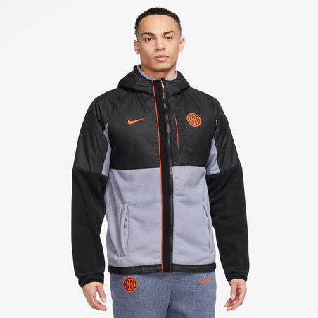 Veste survêtement Inter Milan Winterized noir orange 2023/24