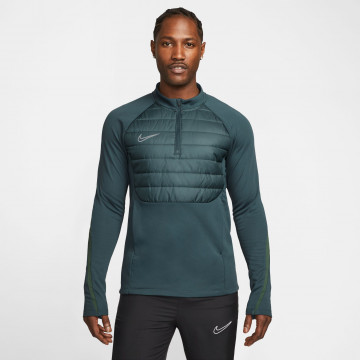 Sweat zippé Nike Therma-Fit vert