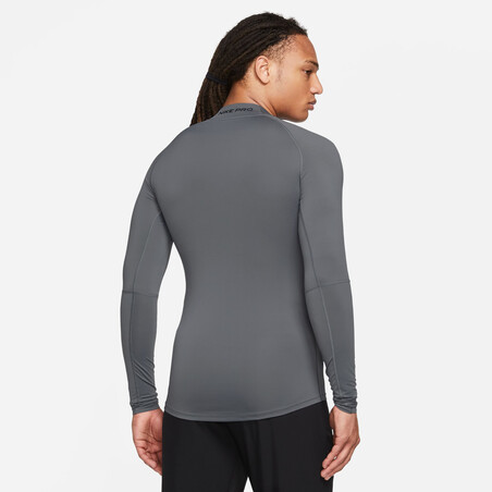 Sous maillot manches longues Nike Pro gris